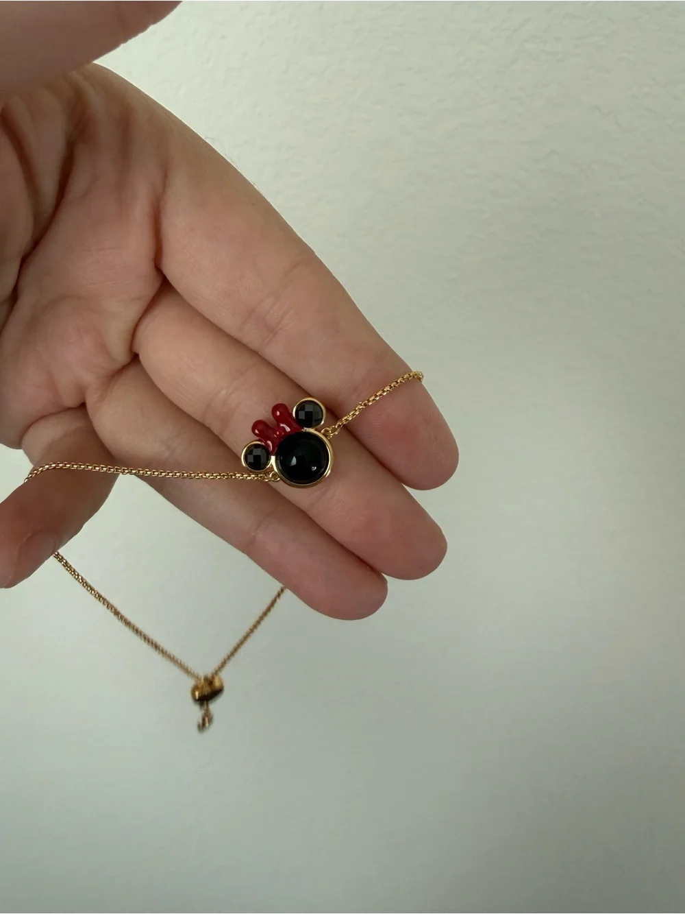 Kate Spade Disney Minnie Mouse Adjustable Gold bracelet